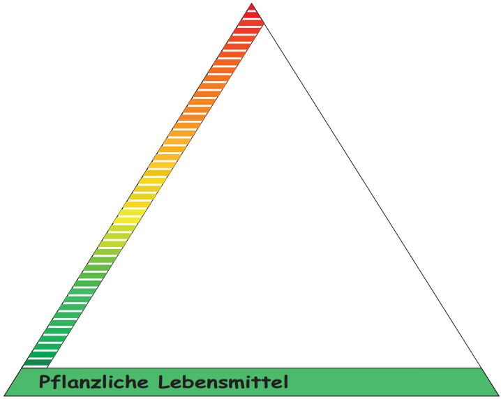 Ernährungspyramide pflanzliche Lebensmittel