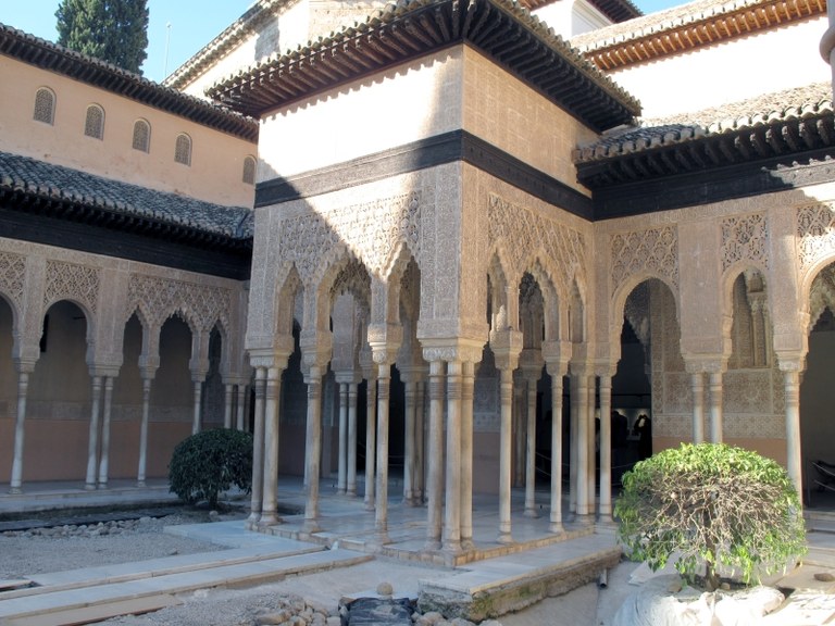 Innenhof 3:  Alhambra, Granada, Spanien