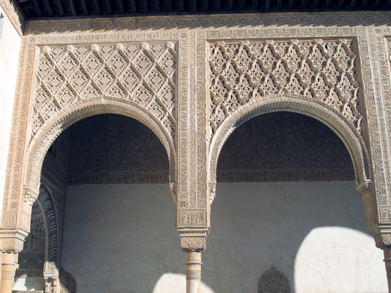 Torbögen:  Alhambra, Granada, Spanien