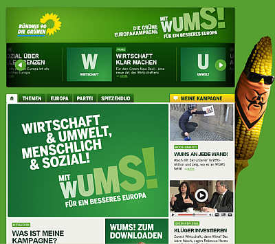 Website der Grünen