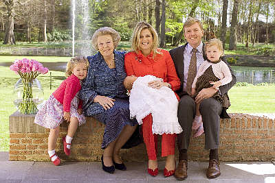 Familienbild des Königshauses Oranien (Niederlande)