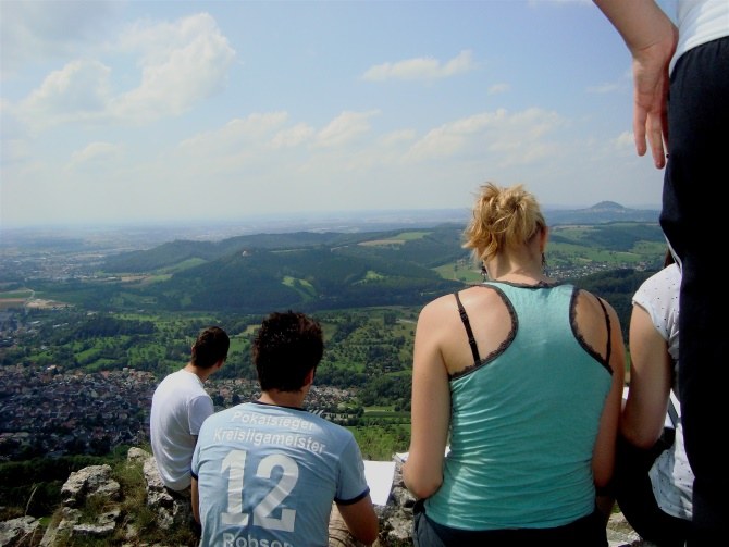 Blick vom Messelstein