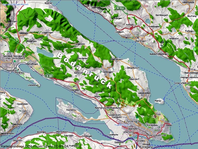 Karte Bodanrück