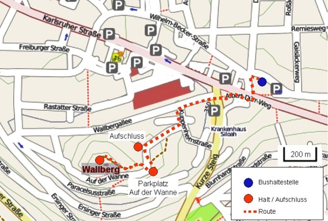 Karte Wallberg