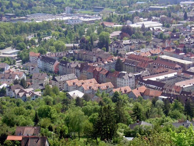 ältere Wohnblocks