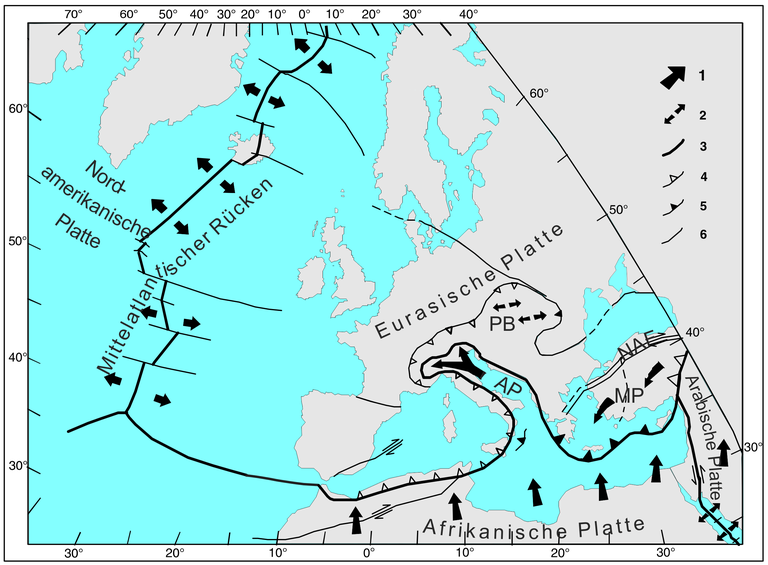 Westlicher Teil der Eurasischen Platte Westlicher Teil der Eurasischen Platte