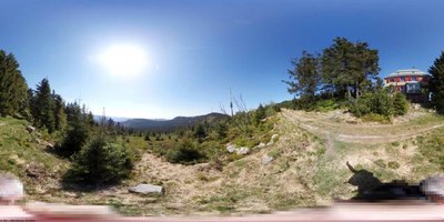 Blick zur Hornisgrinde von der Skihütte des ASC Karlsruhe