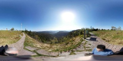 Blick von der Hornisgrinde in den Biberkessel (Kar)