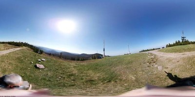 Blick von der kleinen Grinde auf die Hornisgrinde