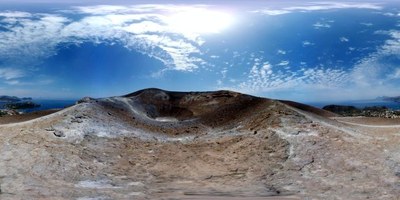  Gran Cratere (Vulcano, am nördlichen Kraterrand)