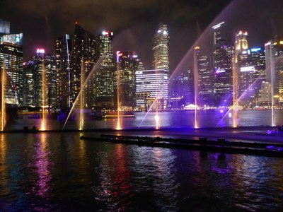 Singapur Wassershow