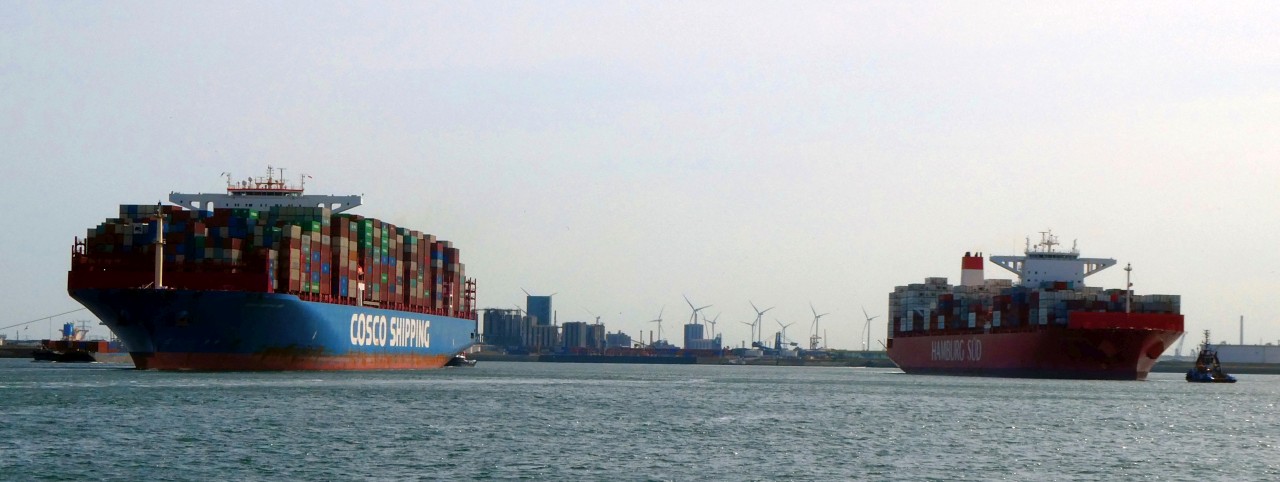 Maasvlakte Containerschiffe