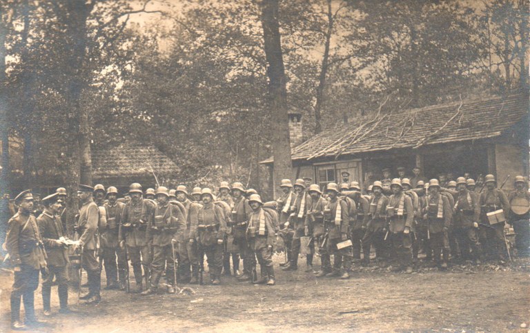 029-5. Mai 1918Abmarsch in Stellung nach Wattwerlen vom lager Kohlweg.jpg