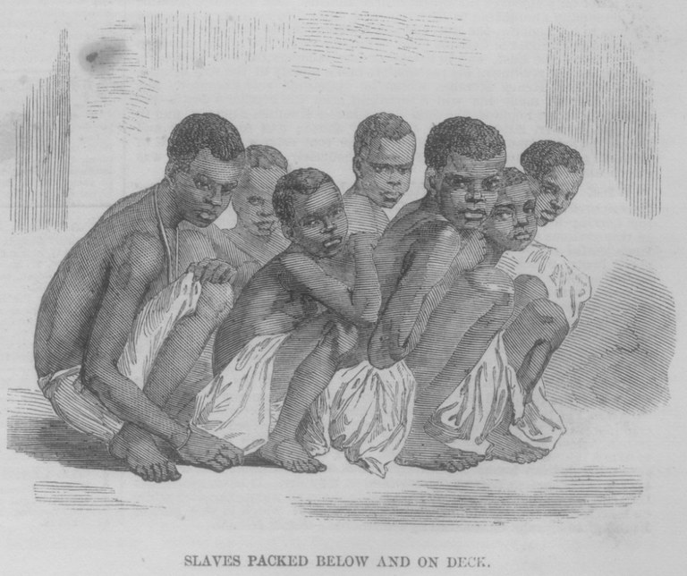 Sklaven auf der Zeldina 1857