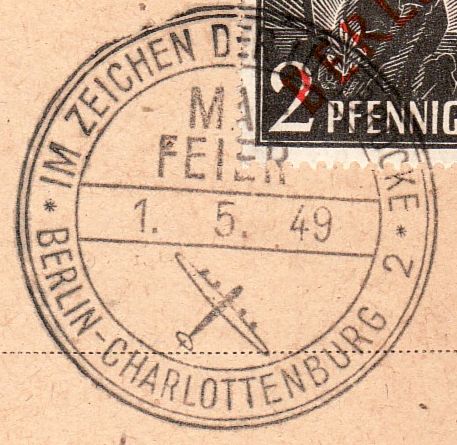 Stempel: Maifeier 1949