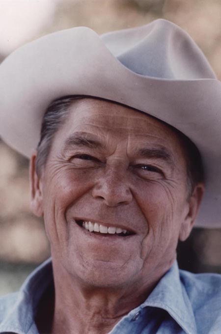 Reagan als Cowboy