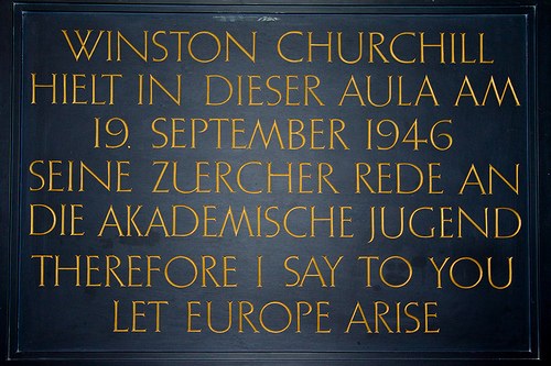 Churchill-Gedenktafel Zürich