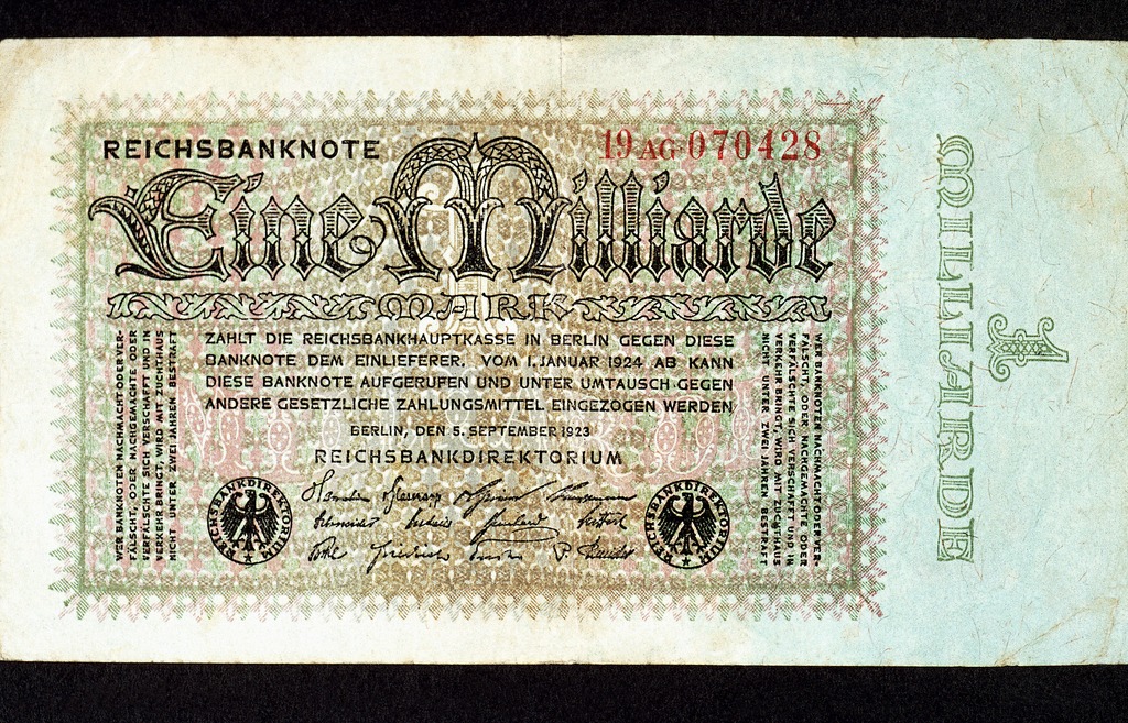 Reichsbanknote 1 Milliarde 1923