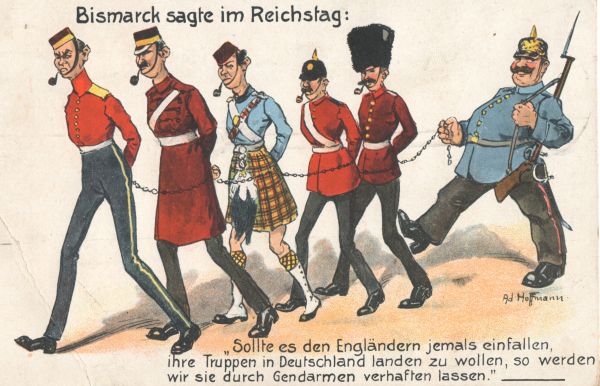 Propagandapostkarte aus dem 1. Weltkrieg