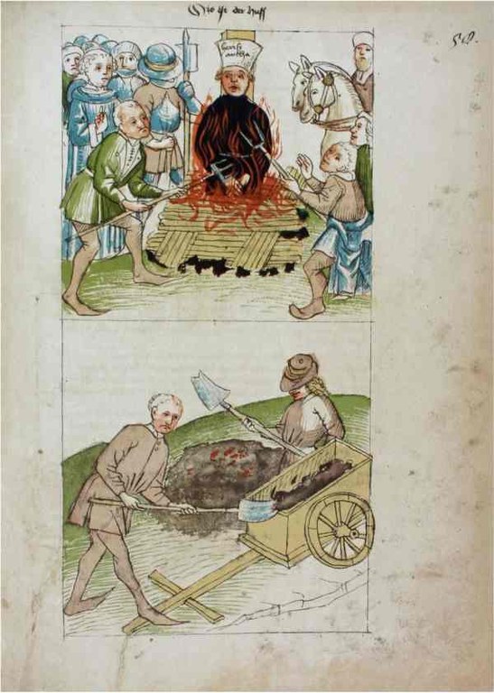 Richental: Verbrennung des Jan Hus Richental: Verbrennung des Jan Hus