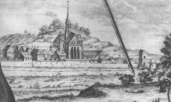 Die Abtei Salem 1681