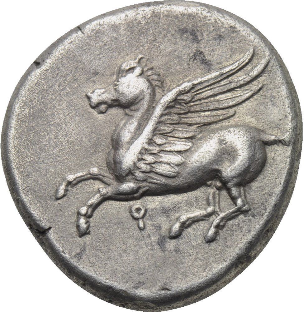 Fliegender Pegasus aus Korinth