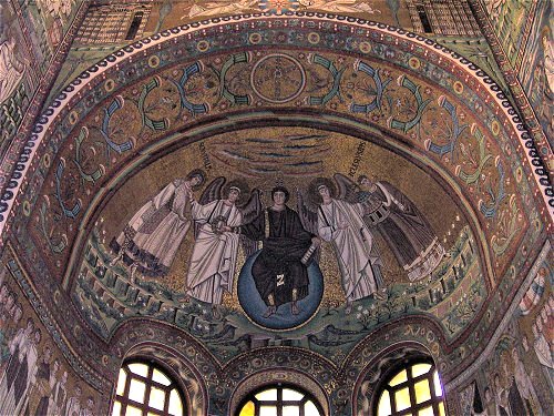 Thronender Christus, San Vitale, Ravenna