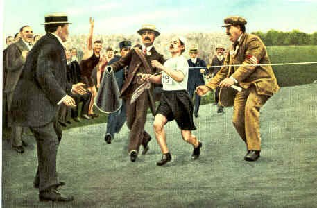 Dorando Petri bei den Olympischen Spielen 1908 Dorando Petri bei den Olympischen Spielen 1908