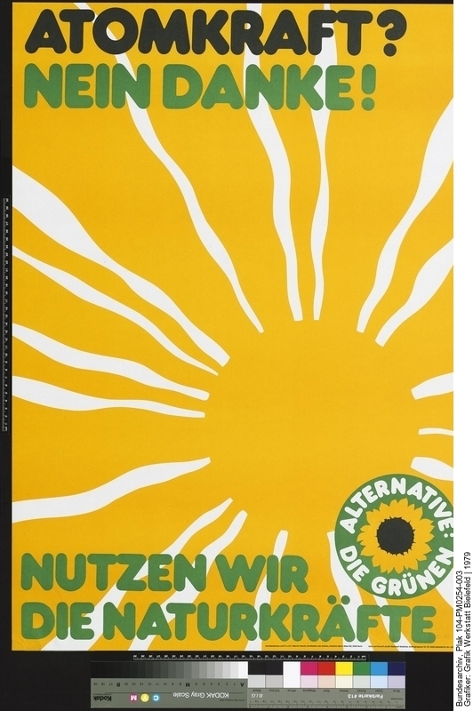 Plakat der Grünen zur Europawahl 1979