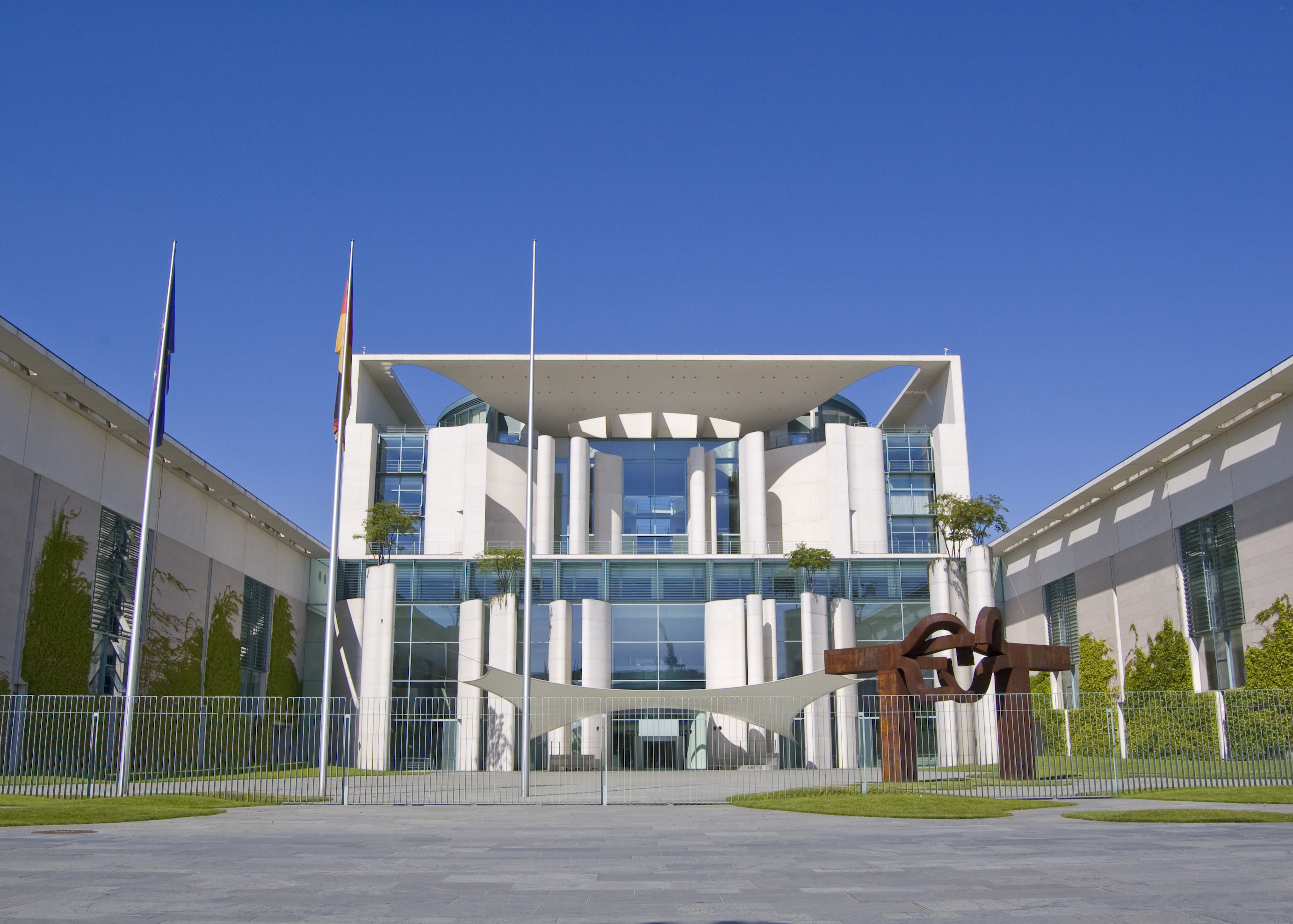 Das Bundeskanzleramt in Berlin