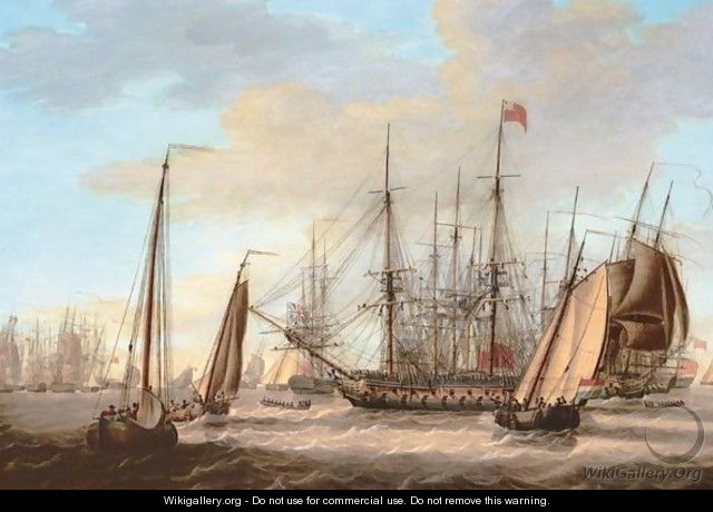The British Fleet Off The Dutch Coast