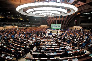 Plenarsaal des Europarates, Straßburg