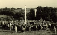 Einweihung einer neuen Wohnsiedlung am Sonnenbüchel