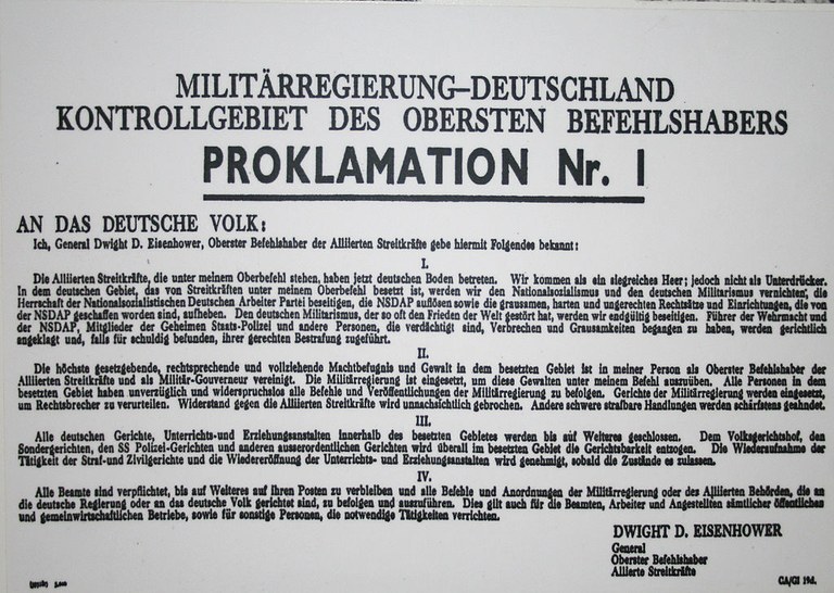 B 1 Proklamation Nr. 1 Eisenhower.jpg