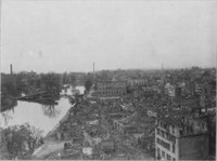 Zerstörte Kernstadt von Heilbronn 1945