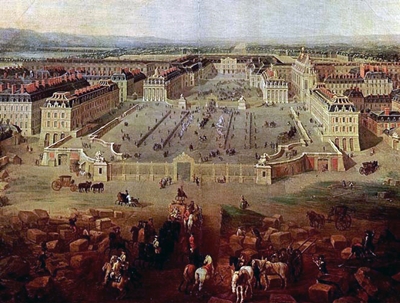 Das Schloss von Versailles im Jahr 1722