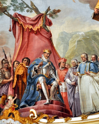 Abt Wierith und Ludwig XIV