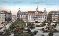 Mannheim, Kaufhaus Schmoller & Co. am Paradeplatz, Postkarte 1912