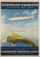 Zeppelin_Hamburg_America_Line_Poster