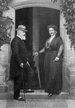 König Wilhelm II. von Württemberg und seine Frau Königin Charlotte 
