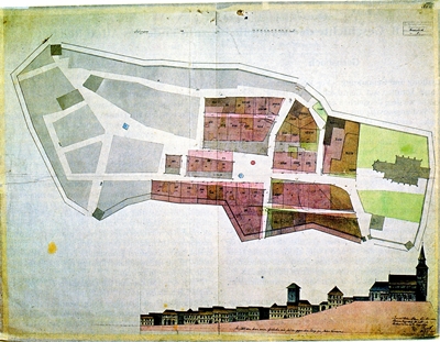 Plan der Gernsbacher Kernstadt,