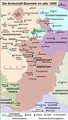 Die Grafschaft Eberstein im Jahr 1505