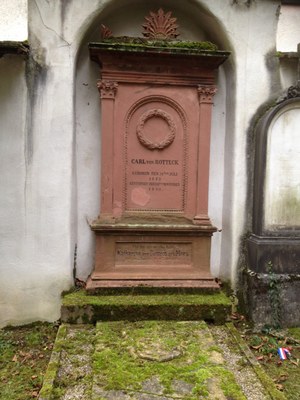 Grab Karls von Rotteck auf dem Alten Friedhof Freiburg