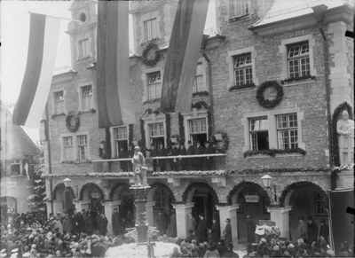 Einweihung des neuen Rathauses in Sigmaringen am 9.1.1927