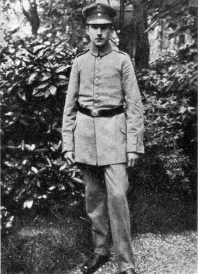 Fritz Blum als Soldat 1916