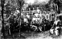 Gruppenbild des 1. Landsturm-Infanterie-Bataillons Offenburg (1916)