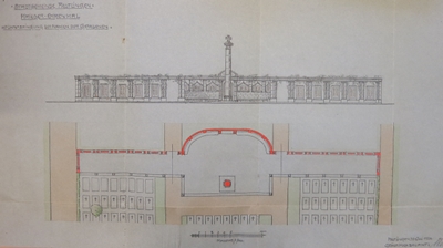 Skizze für Kriegerdenkmal Unter den Linden (o.J.)