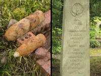 Blindgänger in Flandern, ein Denkmal für Bombenopfer in Stuttgart