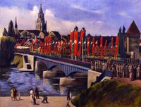 Werner Rohland, Einweihung der Rheinbrücke, 1938