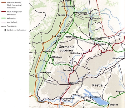 B 4 Das römische Straßennetz